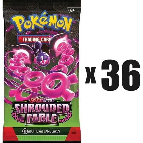 36x Shrouded Fables - Booster Pack - Pokemon TCG (Not a Booster Box) (ENG) 